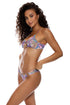 Luli Fama Pinkin' About You Wavy Ruched Back Bottom